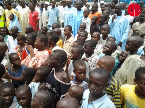 Nigeria, Maiduguri diocese 2014Displaced kids